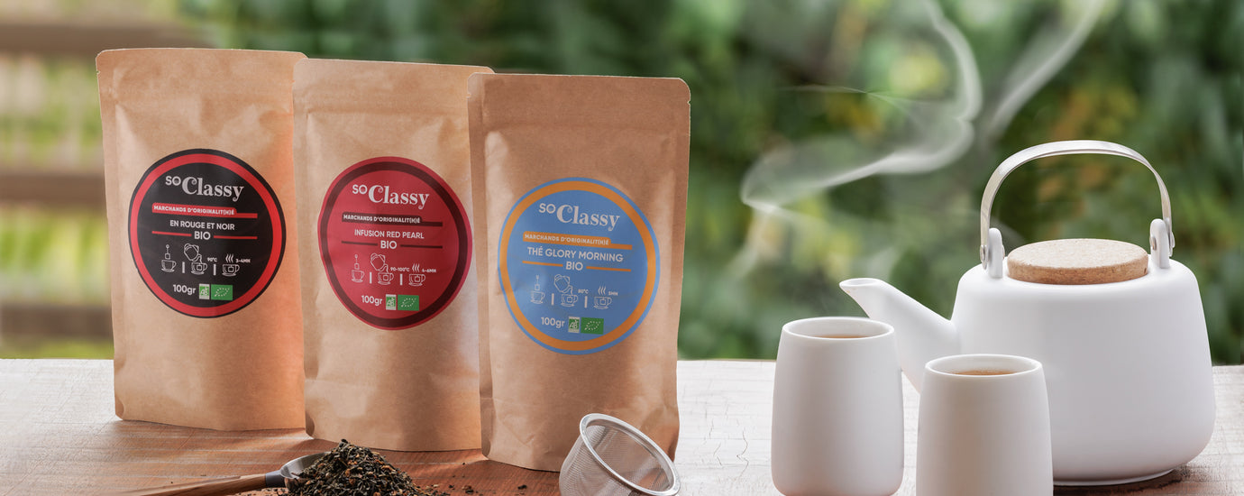 Thés et infusions en vrac de 100 grammes